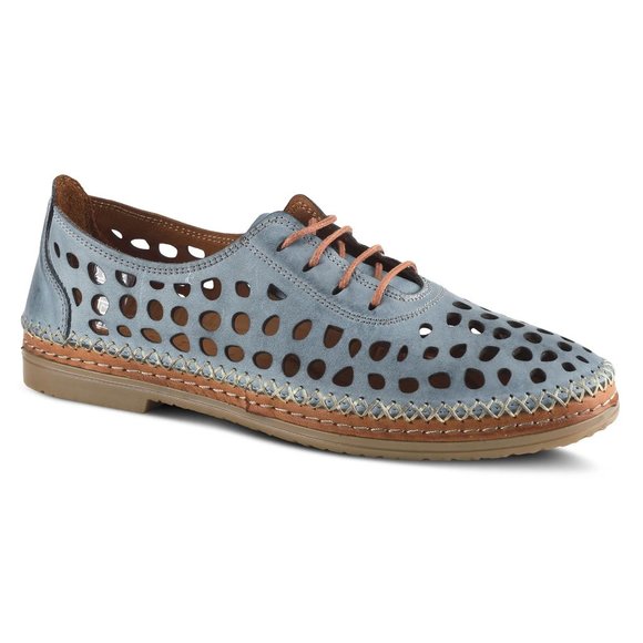 Spring Step Women's Bernetta Loafer in Blue - Picture 1 of 8